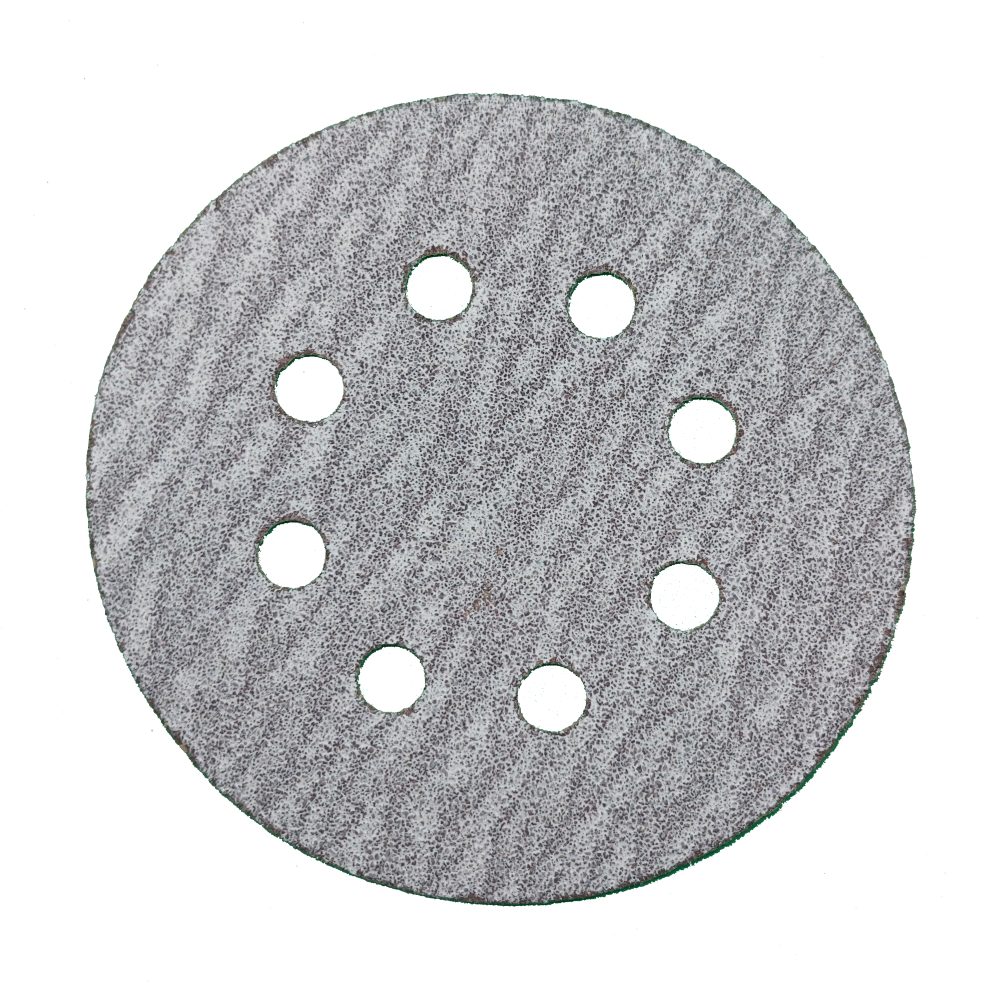 5" 8 Hole Hook and Loop Disc